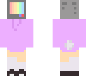 aesthetic tv head bunny girl
