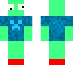 alien with creeper shirt