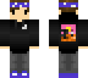 black sweatshirt boy with design