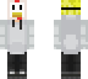 blonde chicken mask