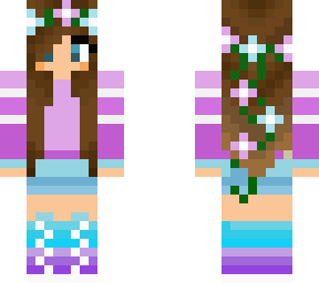 bloom girl (prurple and blue)