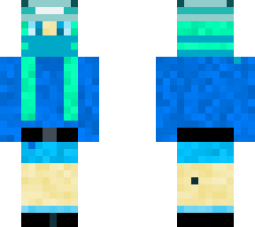 blue girl