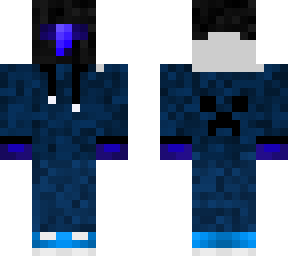 blue slime criminal in disguise and in a mask