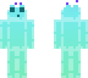 blue slimy cake