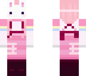 candace with a bunny mask ghost