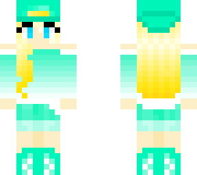 cyan girl