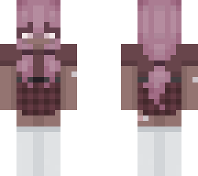dark skinned grunge girl with piggy tails
