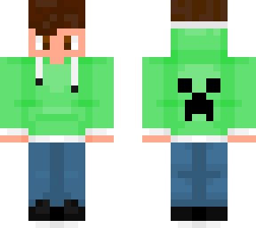 devox green creeper hoodie