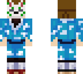 dragonmasterjoe with kitsune mask