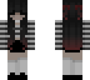 e-girl that has two outfits