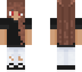 girl in black t-shirt