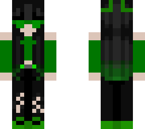 girl in green