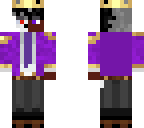 half wolf half business man king purple