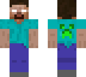 herobrine creeper steve