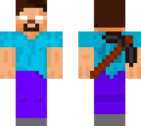 herobrine found a netherite pickaxe