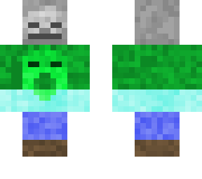 imp zombie carries skeleton head
