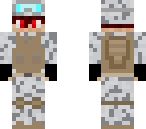 it looks like there's nothing, bot look at the gloves from closer