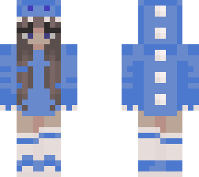 light blue dinosaur girl