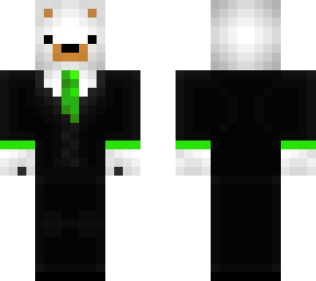 lime suit polar bear