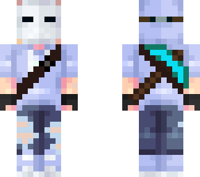 minecraft skin of _glitchfox_