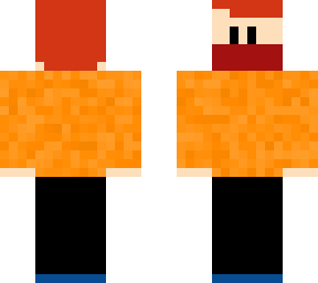 orange gamer boi (with orange hair and red bandana sorry if its bad im new to c-