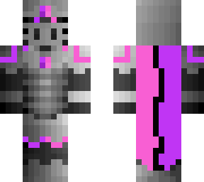 pink and purple knight