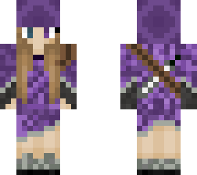 purple hunter girl