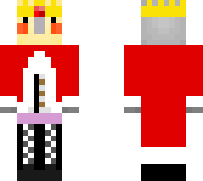 queen birb with clothes