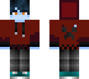 red hoodie