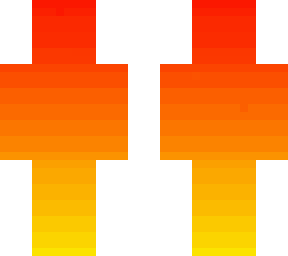 Red to yellow Gradient | Minecraft Skin