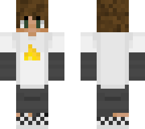 sapnap brown hair, yellow flame, different sapnap, no bandana