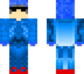 shading with blue