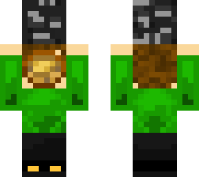 smol potato mask but he's holding bedrock now