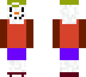 snowman in the summer