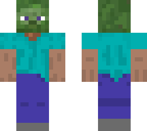 steve with a zombie mask