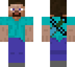 steve with diamond sword