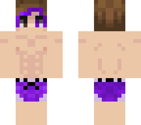 swimsuit brown hair