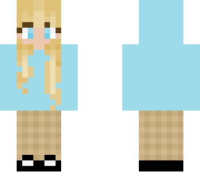 tommyinnit girl with blue sweater