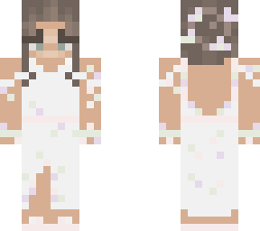 wedding dress- floral v/2 fixed