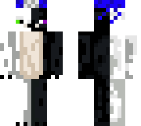 white and black fox ninja