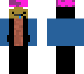 bathrobe half eaten man