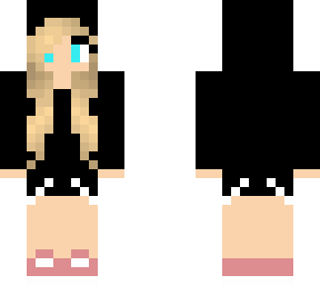 black hoodie girl
