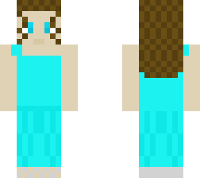 blue dress