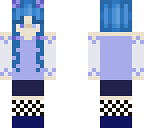 blue girl