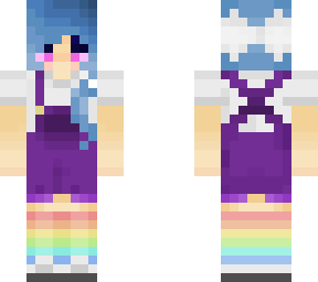 blue hair girl