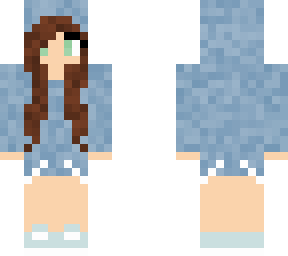 blue hoodie