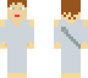 chain link dress with silver sword