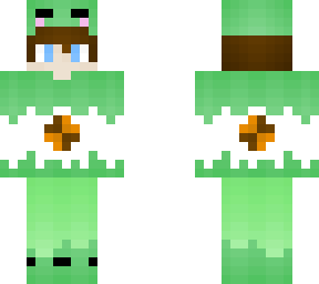 cute boy with frog hat
