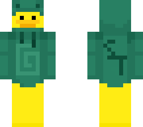duckie in karl hoodie