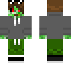 emo creeper with mlg glasses